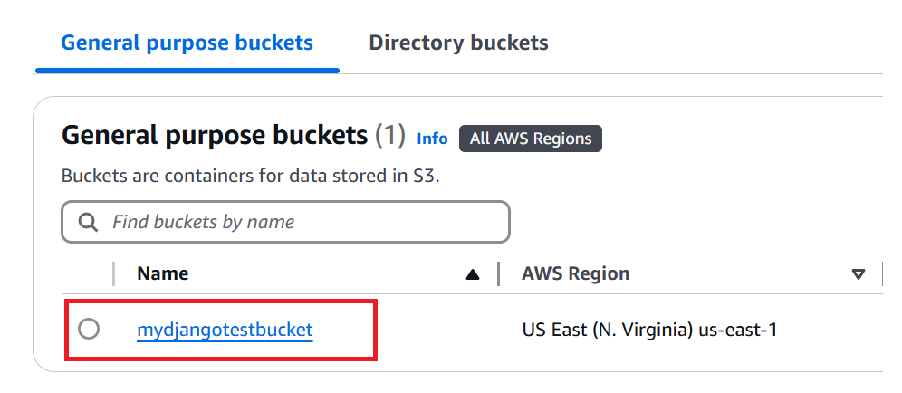 General Purpose Buckets